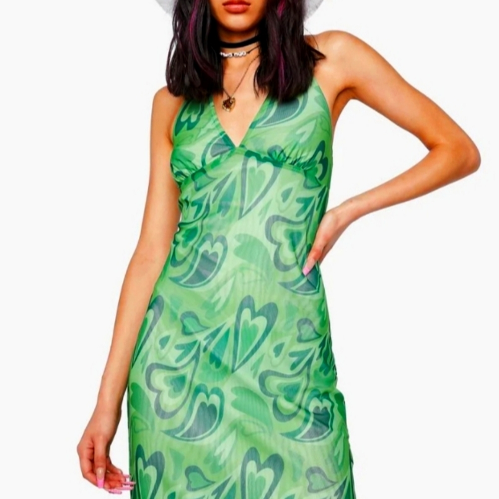 Pretty Garbage Midi Dress